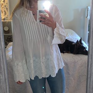 White Calvin Klein blouse